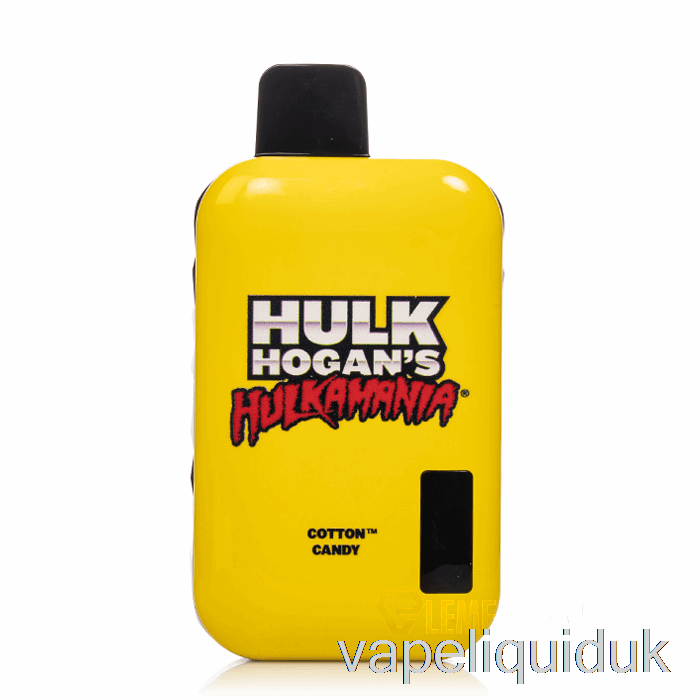 Hulk Hogan Hulkamania 8000 Disposable Cotton Candy Vape Juice